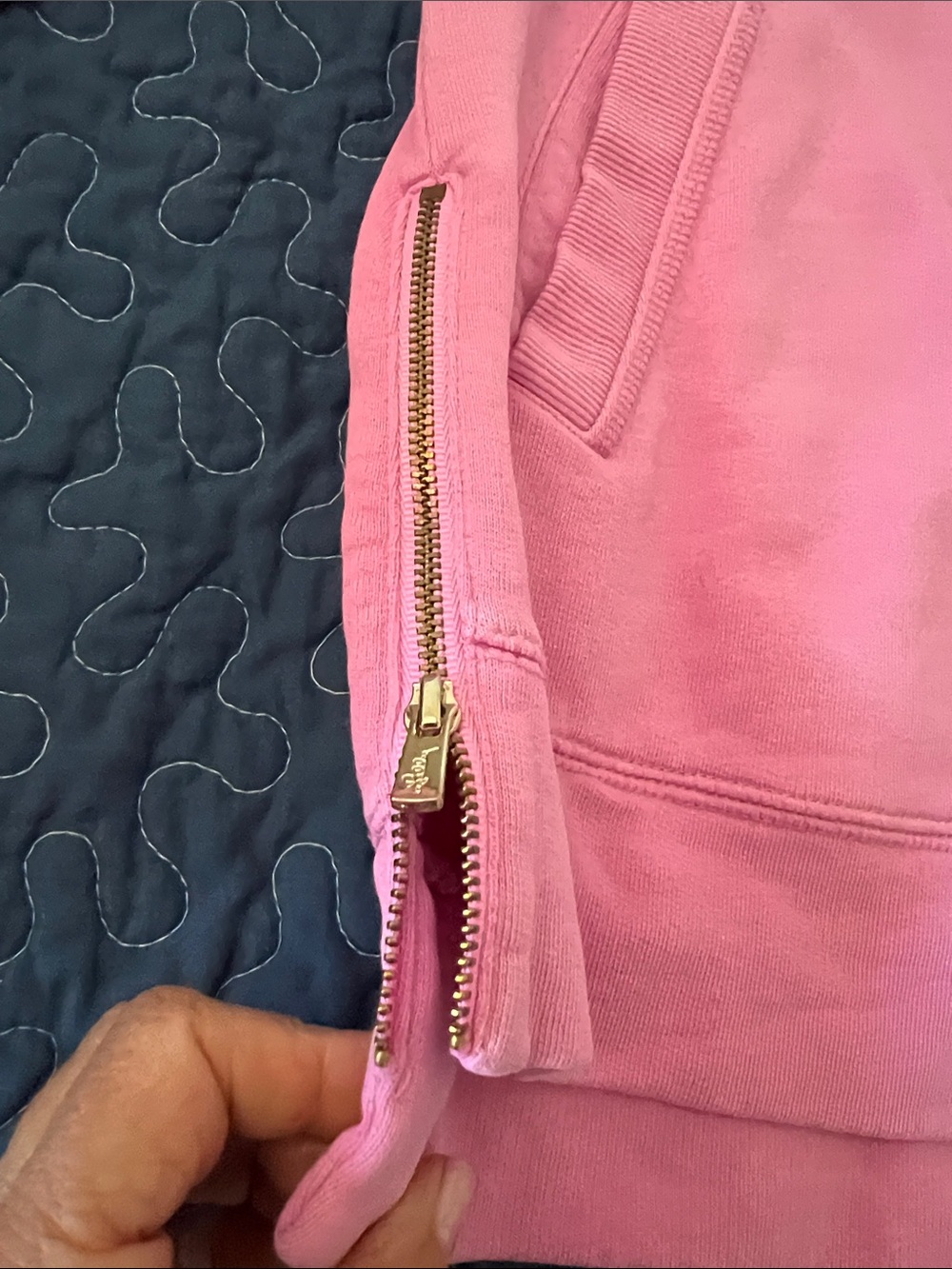 Lilly Pulitzer Luxetic Pink Sweatshirt Size Small - Picture 3 of 8